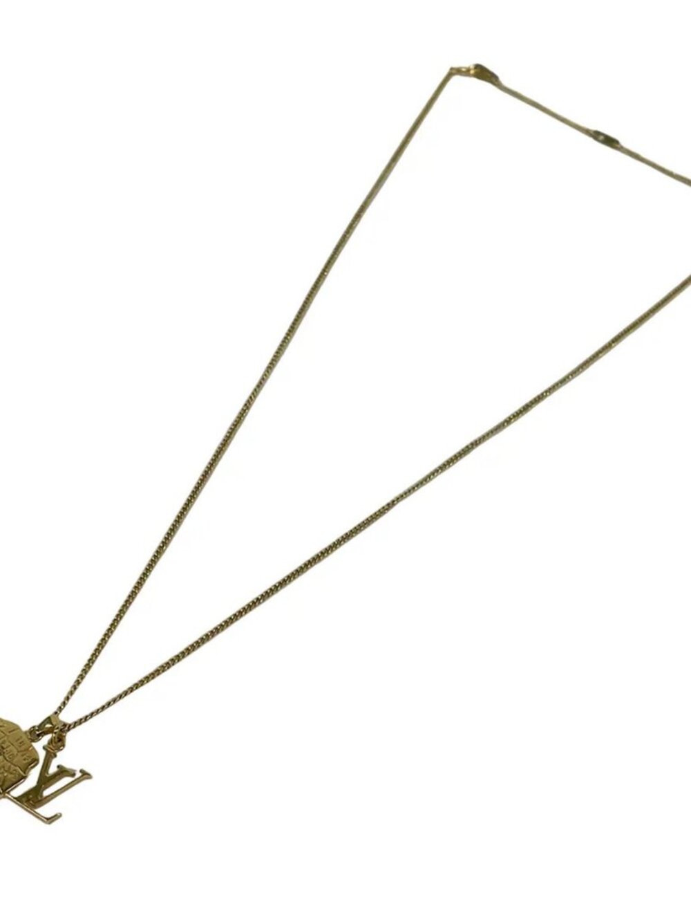 LOUIS VUITTON Collier Map LV Initial City M68261 Gold Others - DP0149 Necklace - Picture 6 of 10